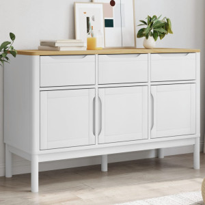 Lâmpada FLORO feita de pinheiro branco 114x43x74 cm D