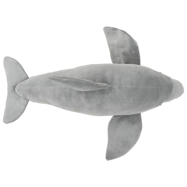 Delfín de peluche gris M 4