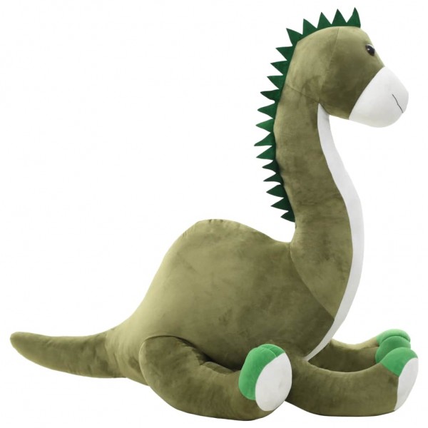 Dinossauro brontsaurus de peluche verde D