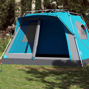 Tenda familiar 7 pessoas abertura rápida azul D