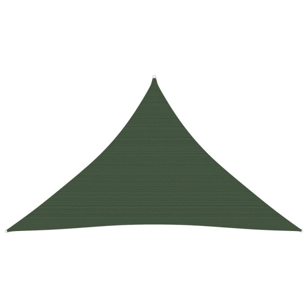Toldo de vela verde oscuro HDPE 160 g/m² 2.5x2.5x3.5 m Toldo de vela verde oscuro HDPE 160 g/m² 2.5x2.5x3.5 m D
