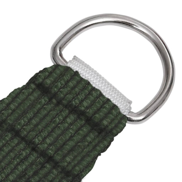 Toldo de vela verde oscuro HDPE 160 g/m² 2.5x2.5x3.5 m M 3