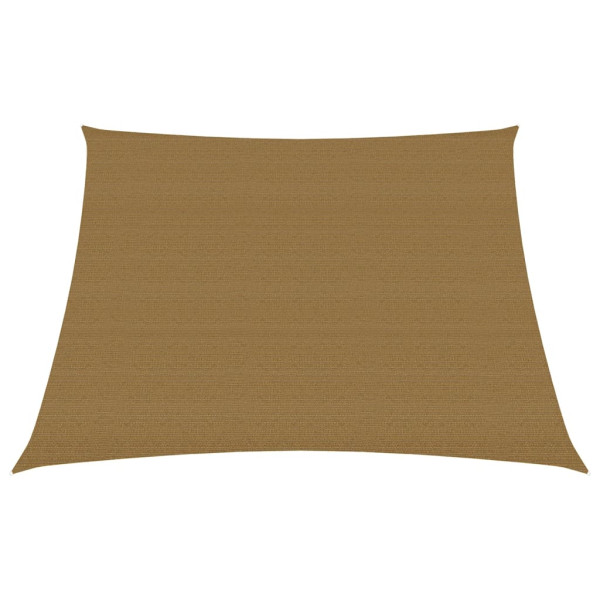 Toldo de vela gris taupe HDPE 160 g/m² 4/5x4 m Toldo de vela gris taupe HDPE 160 g/m² 4/5x4 m D