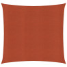Toldo de vela terracota HDPE 160 g/m² 6x6 m 1
