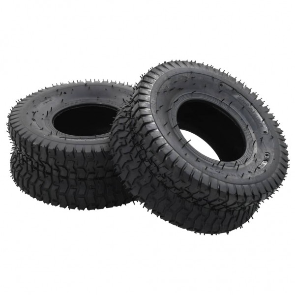 Neumáticos para carretilla 2 unidades caucho 15x6.00-6 4PR D