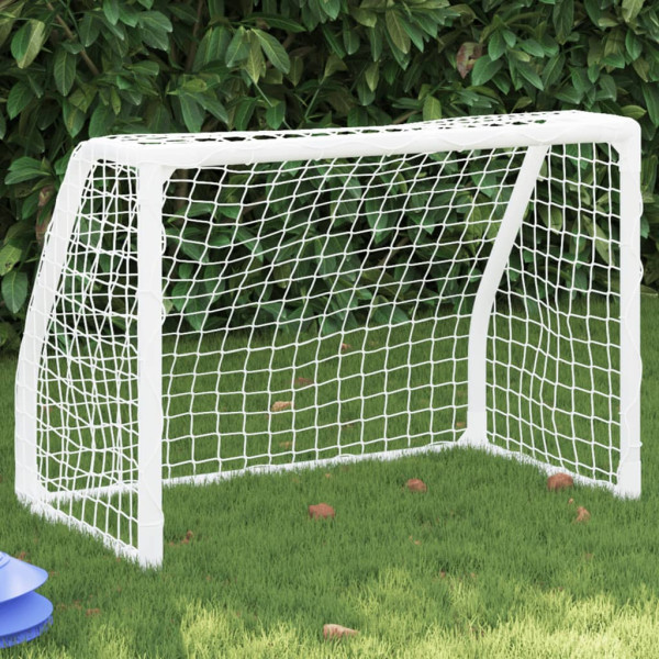 Futebol infantil Lojas e bola 2 uds metal branco 64x35x48 cm D