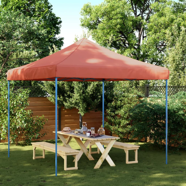 Tienda de fiesta plegable Pop-Up terracota 292x292x315 cm D