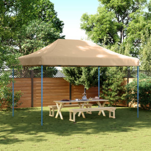 Tienda de fiesta plegable Pop-Up beige 440x292x315 cm D