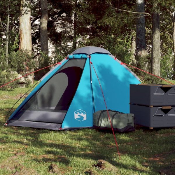 Tenda Iglu Azul Impermeável para 2 Pessoas D