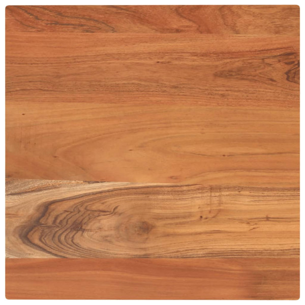 Tablero de mesa cuadrado madera maciza de acacia 60x60x3.8 cm Tablero de mesa cuadrado madera maciza de acacia 60x60x3.8 cm D