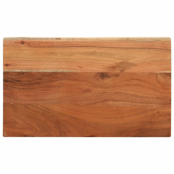 Tablero de mesa rectangular madera maciza acacia 50x20x3.8 cm D