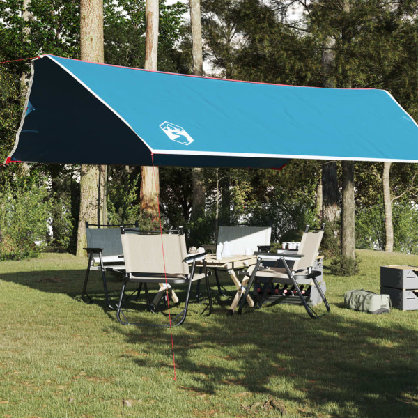 Lona de acampamento impermeável azul 500x294 cm D