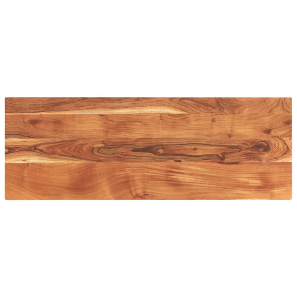 Tablero de mesa rectangular madera maciza acacia 140x50x2.5 cm Tablero de mesa rectangular madera maciza acacia 140x50x2.5 cm D