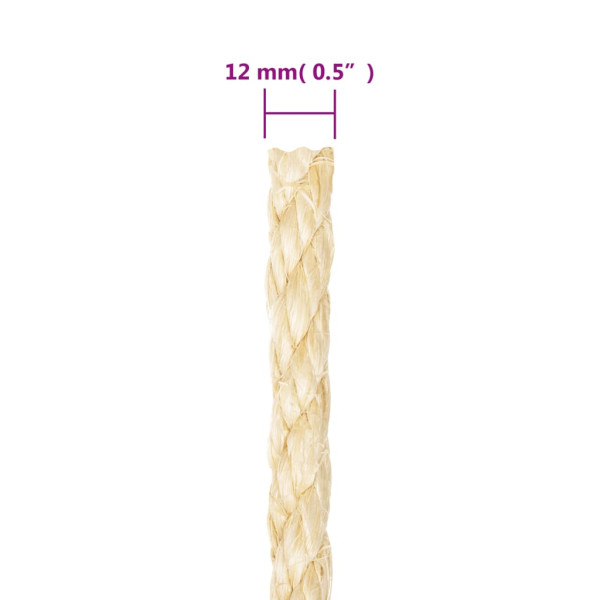 Cuerda 100% sisal 12 mm 25 m M 4