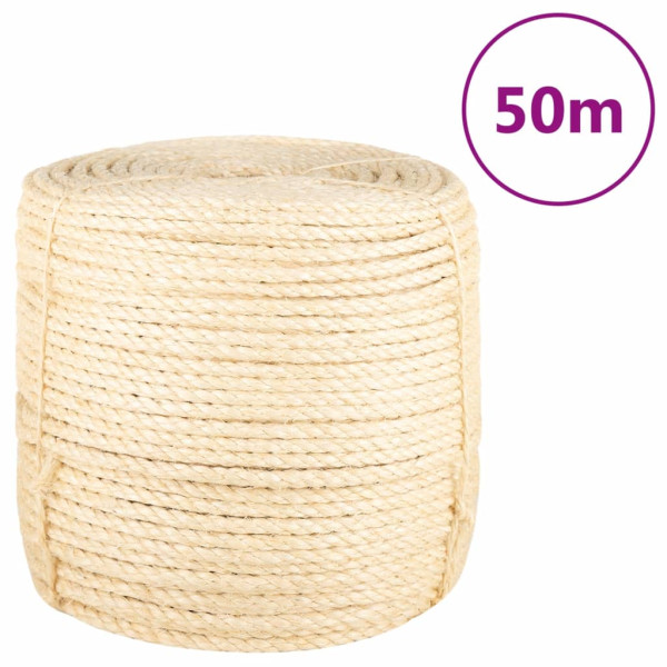 Cuerda 100% sisal 8 mm 50 m D