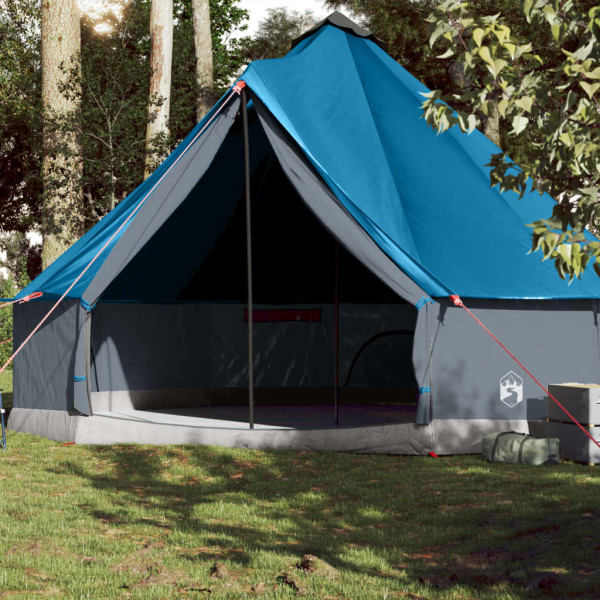 Tenda familiar tipi 10 pessoas impermeável azul D