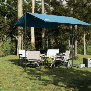Lona de camping impermeable azul 300x294 cm D