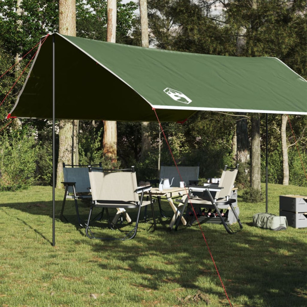 Lona de camping impermeable verde 430x380x210 cm D