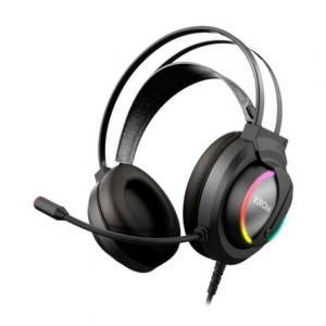 Auriculares gaming con micrófono krom kappa/ jack 3.5/ usb 2.0/ negros H