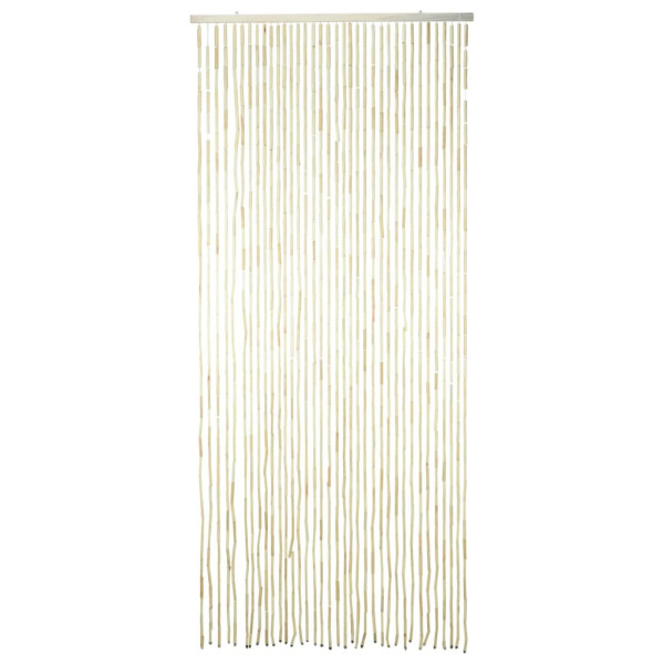 H&S Collection Cortina de porta em sorgo natural 90x200 cm D