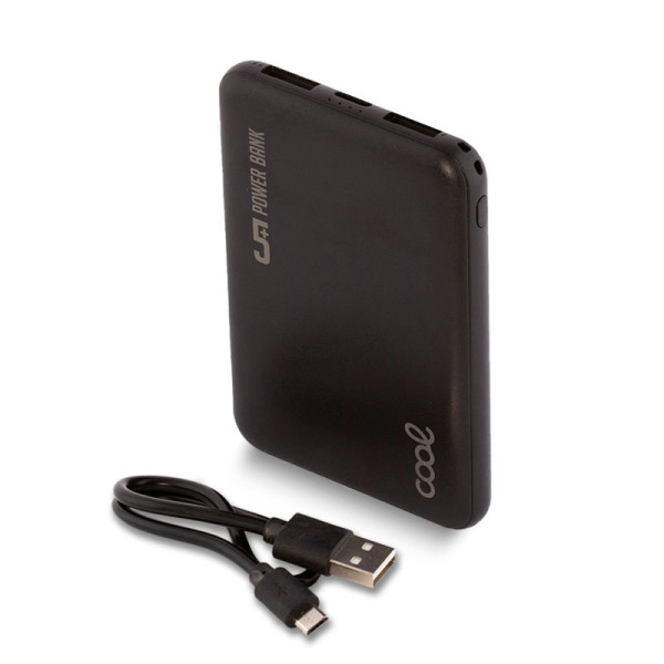 Bateria Externa Power Bank 5000 mAh COOL Leather Negro D