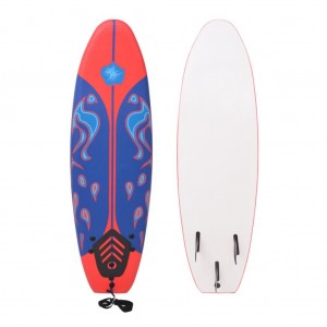 Tabla de surf azul y roja 170 cm D