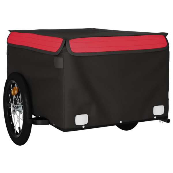 Remolque para bicicleta hierro negro y rojo 45 kg M 4