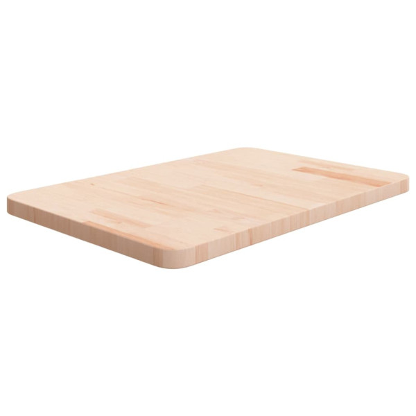 Encimera de baño madera maciza sin tratar 60x40x2.5 cm D