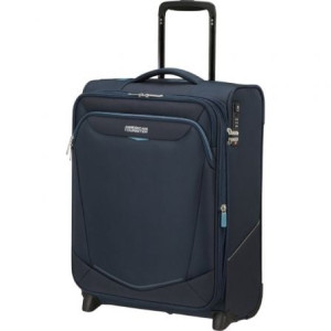 Maleta de cabina american tourister upright summerride 55cm/ 55x40x20cm/ 2 ruedas/ azul marino H