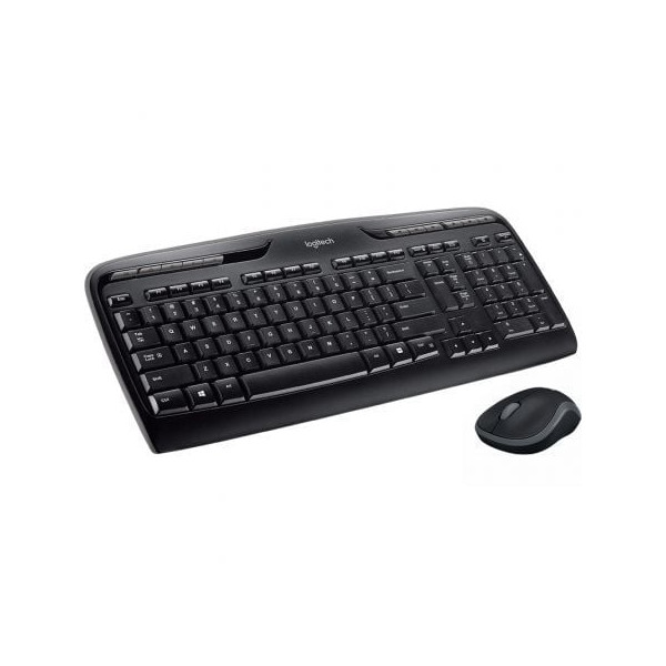 Teclado sem fio e mouse Logitech Combo MK330 preto D