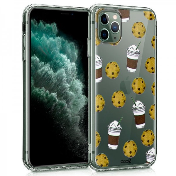 Carcaça COOL para iPhone 11 Pro Max Clear Cookies D