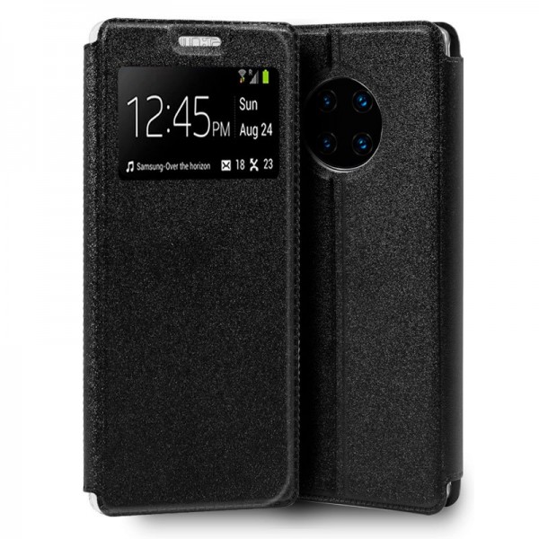 Funda COOL Flip Cover para Huawei Mate 30 Pro Liso Negro D