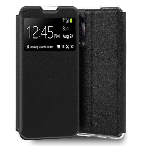 Funda COOL Flip Cover para Oppo A60 Liso Negro D