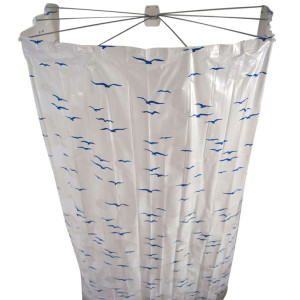 RIDDER Cabina de ducha Ombrella 200 cm azul 58203 D