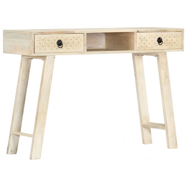 Mesa consola de madera maciza de mango 110x35x76 cm D
