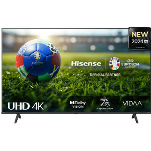 Smart TV HISENSE 50" QLED 4K UHD 50A6N negro D