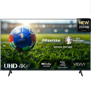 Smart TV HISENSE 55" QLED 4K UHD 55A6N negro D