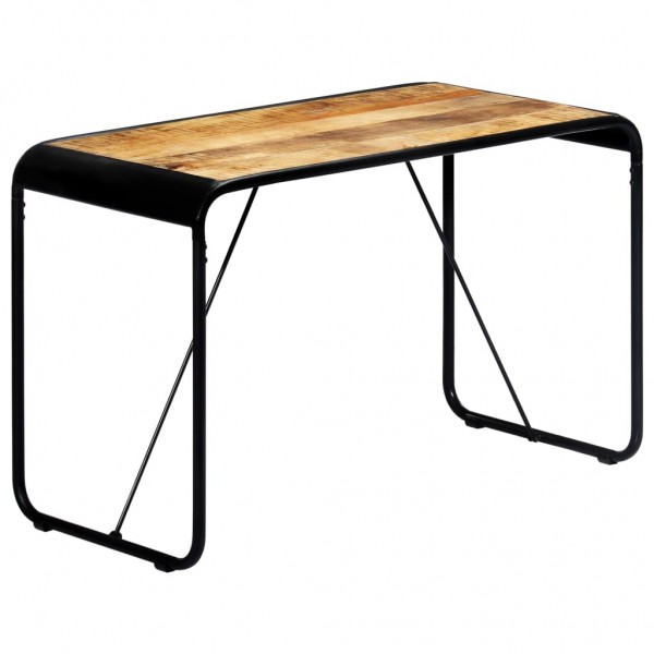 Mesa de jantar madeira maciça de mangue não tratada 118x60x76 cm D