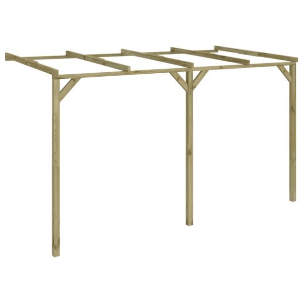 Pérgola cobertizo de madera 2x4x2.2 m D