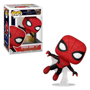 Funko pop marvel spiderman no way home spider - man traje integrado 57634 D