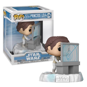 Funko pop deluxe star wars princesa leia en la batalla de la base en echo 45901 D