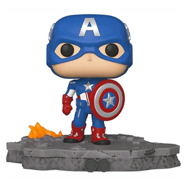 Funko pop deluxe marvel los vengadores avengers capitan america assemble 45076 D