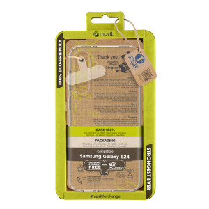 Funda muvit recycletek para samsung galaxy s24 transparente D