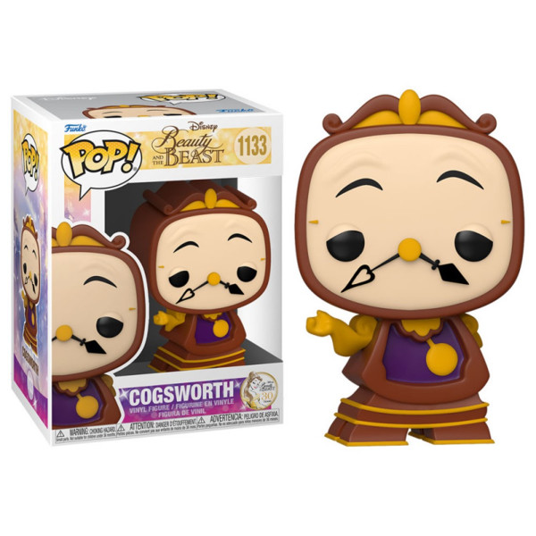 Funko pop disney o belo e a besta cogsworth 57582 D