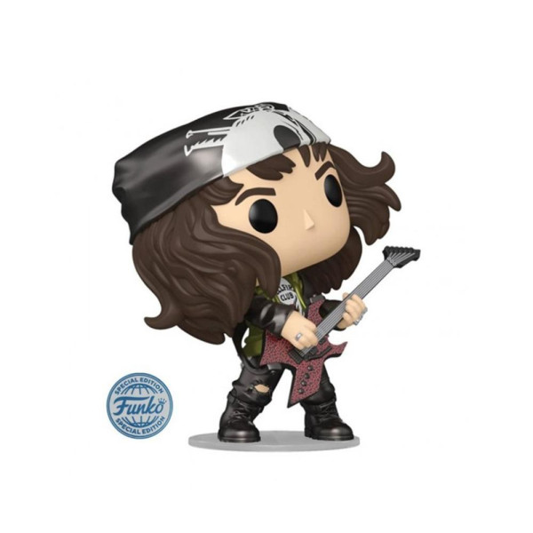 Funko pop série tv estranho coisas eddie com efeito metálico exclusivo guitarra 1462 D