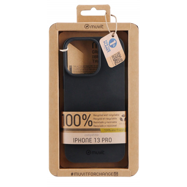 Funda muvit recycletek para maçã iphone 13 pro negro D