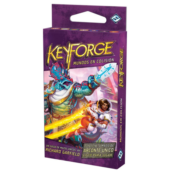 Mundos de jogos de tabuleiro Keyforge no deck pegi de colisão 14 D