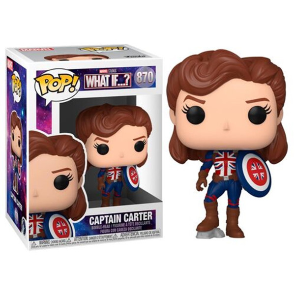 Funko pop marvel what if capitana carter 55811 D