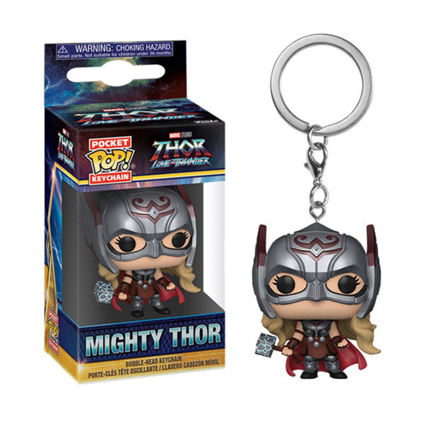 Keyring funko pop maravilha bolso thor amor e trovão poderoso thor D