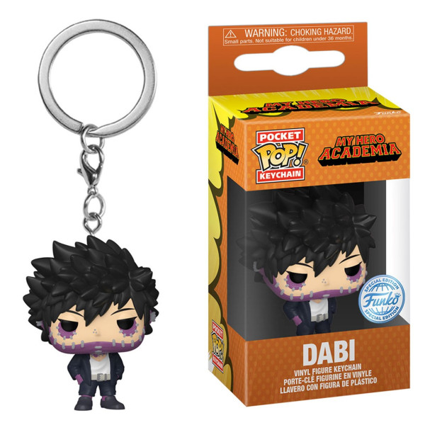 Funko pop keychain keyro meu herói academia dabi (hideout) 68893 D